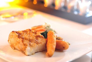 Chargrilled BBQ chicken with vegetables from Platters catering